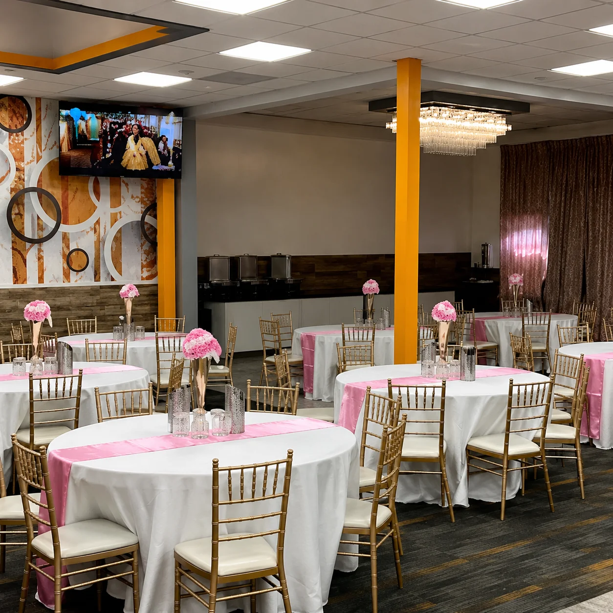 Royal Sweets And Restaurant Indian restaurant and banquet hall interior in southwest Edmonton
